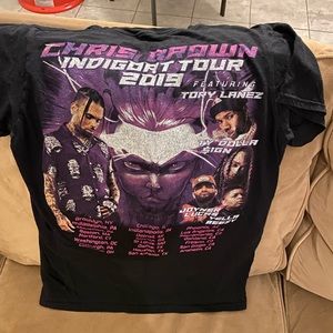 Chris Brown IndiGOAT Tour shirt. 2019